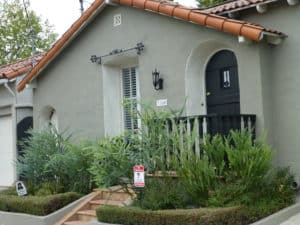 small front garden los angeles home